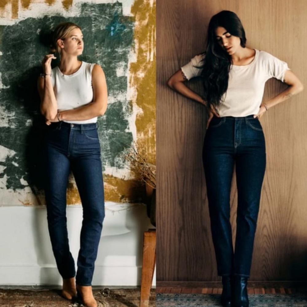 Imogene + Willie | Elizabeth Jeans (Indigo) High Waisted Cigarette Women's Sz 24